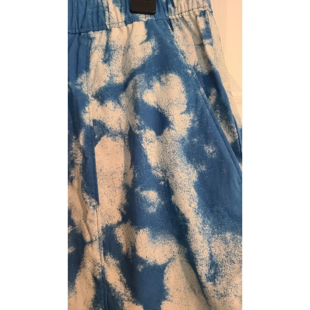 The North Face Men's Printed Class V Pull On Short Blue‎ Dye Print Size Medium